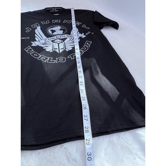 New Journey Size S/P Freedom World Tour T-Shirt Black 100% Cotton - Picture 4 of 8